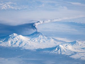 Kamchatka-Russia. Image taken aboard the ISS in 2013