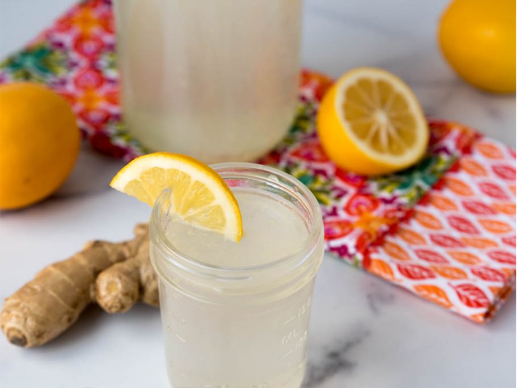 Lemon-ginger Electrolyte drink