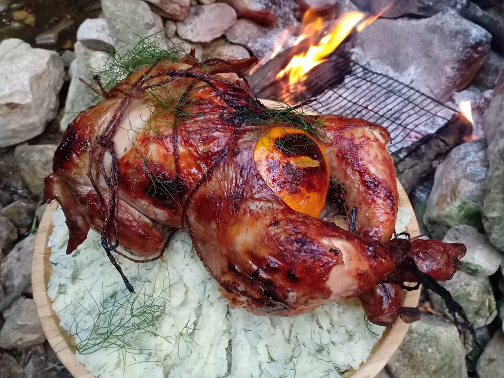 Soy Mustard Chicken with Mashed Potatoes - credits Gasimova Leila