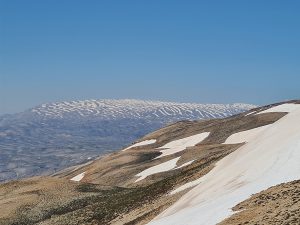 North Face of Mt Sannine as seen from Al Makmel