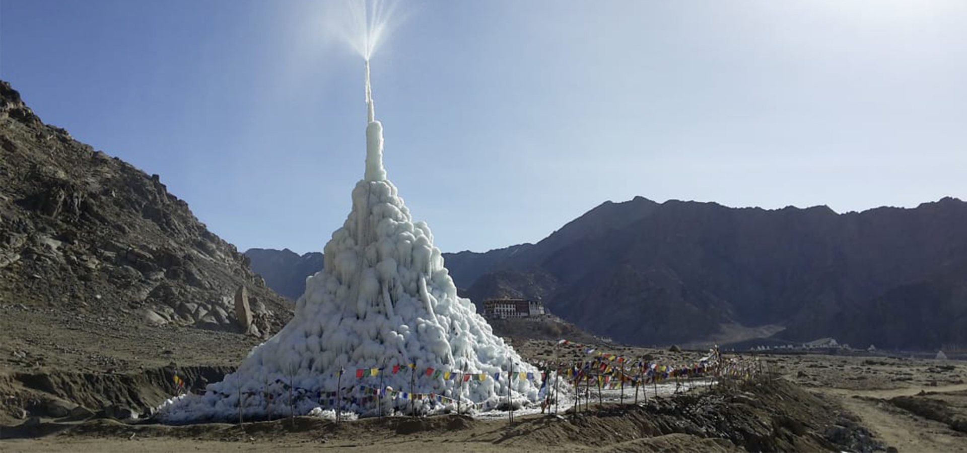 Ice stupa