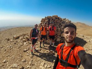 Team selfie at Qornet el Ghorab