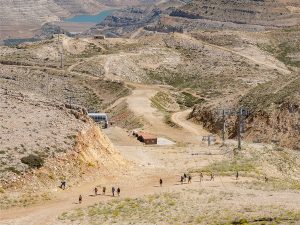 The Hikers & Chabrouh Dam in the Background